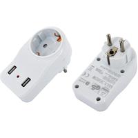 Adaptateur multi-USB allemand avec protection des enfants et indicateur LED 5V/2.1A