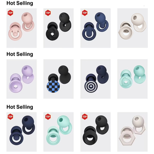 Bouchons <span class=keywords><strong>d</strong></span>'oreilles en silicone EN352, 5 tailles, avec embouts en mousse à mémoire de forme, pour dormeurs latéraux, SNR 23 dB, réutilisables, réduction du bruit, logo personnalisé - Product Image 6