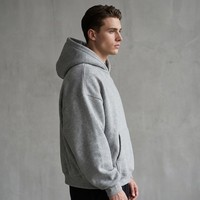 Hoodie Fleece Oversize Polos 340gsm 8 Warna Tersedia Bordir 3D Sampel 7 Hari OEM MOQ 50pcs