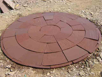 Bloque de Piedra Arenisca Amarilla Pura de Gwalior, Superficie Cepillada, Diseño Moderno, Revestimiento de Paredes y Pisos Interiores/Exteriores, Comercial
