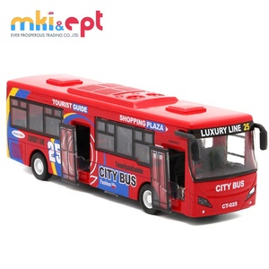 EPT 6 Cái Hợp Kim Thành Phố Ánh Sáng Âm Thanh Kéo Lại Đồ Chơi Mô Hình Nhỏ Quy Mô Xe Buýt Quà Tặng Trường Học Xe Ô Tô Xe Tải Kid Alloyed Boy Diecast Đồ Chơi Xe Buýt - Product Image 3