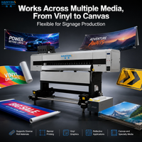 Nueva Impresora UV de Formato Ancho con Tinta UV y Sistema de Curado LED para Publicidad Interior/Exterior, 1 Año de Garantía