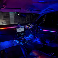 SJC 2015-2024 pour Toyota Hilux Revo Système d'éclairage d'ambiance intérieur Style ciel étoilé Améliore l'atmosphère Amélioration de l'intérieur automobile