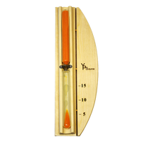 Holz Sauna Sanduhr Sand Timer Countdown Uhr 15 Minuten für Sauna Spa Room Home Decor Zubehör