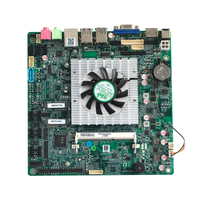 Carte mère Mini ITX sans ventilateur économique 2025 avec chipset Celeron J1800 J1900 J2900 SOC DDR3 1/2LAN 2/6/10COM VGA LVDS