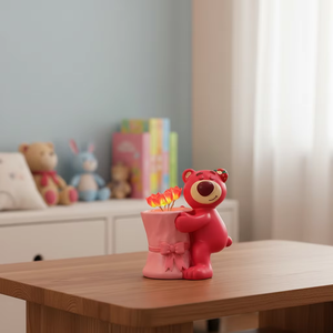 Lampu Malam Resin Lucu Desain Bunga Bercahaya Buatan Tangan Hadiah Dekorasi Kamar Tidur Meja Hari Valentine Thanksgiving Kerajinan Resin - Product Image 6