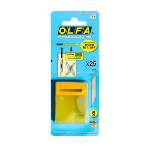 OLFA KB lame di ricambio 25 pezzi lama da 6mm parti di coltelli artistici strumenti per AK-1 AK-4 LTD-09 - Product Image 2