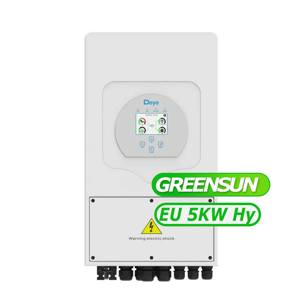 Deye hybrid solar inverter 10kw 12kw ac 380v 3 phase inverter for solar system 8kw 5kw 3.6kw 48v hybrid solar power inverter