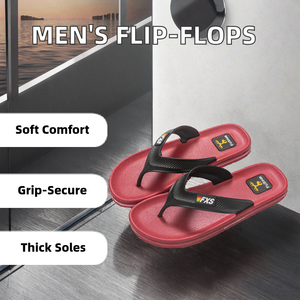 YUHUI hommes été tongs pantoufles nouvelle mode antidérapant semelles épaisses doux respirant <span class=keywords><strong>PVC</strong></span> pour extérieur plage maison salle de bain utilisation - Product Image 5