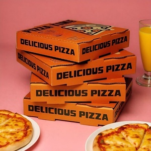 Cajas de Pizza Ecológicas Impresas Personalizadas - Biodegradables y Reciclables, Tamaño/Logotipo Personalizado, Empaque <span class=keywords><strong>para</strong></span> Llevar - Product Image 4