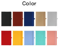Carnet de notes A5 personnalisé en cuir PU, en Stock, coloré, personnalisé, pour banque, bureau, promotion