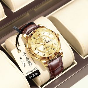 นาฬิกาข้อมือ<span class=keywords><strong>ช</strong></span>ายสุดหรูนาฬิกาควอตซ์แนวสปอ<span class=keywords><strong>ร์</strong></span>ตของผู้ชายกันน้ำวันที่เรืองแสงนาฬิกาหนังสำหรับผู้ชาย - Product Image 2