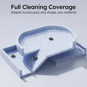 Robot Limpiafondos Inalámbrico Multifuncional que Limpia Completamente el Fondo y las Paredes <span class=keywords><strong>de</strong></span> la Piscina, Limpiador <span class=keywords><strong>de</strong></span> Piscinas Inteligente, Solución <span class=keywords><strong>de</strong></span> Limpieza <span class=keywords><strong>de</strong></span> Piscinas - Product Image 3