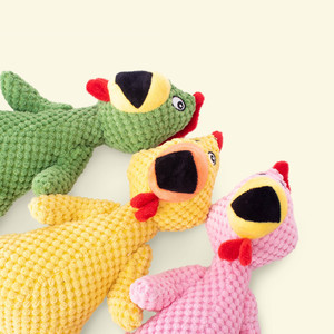 Pet Plush Toy Cat Dog Puzzle Toy Cute <strong>Chicken</strong> Bite Resistant Interactive <strong>Squeaky</strong> Pet Dog Teeth Cleaning Chew Toy Pet Supplies - Product Image 6