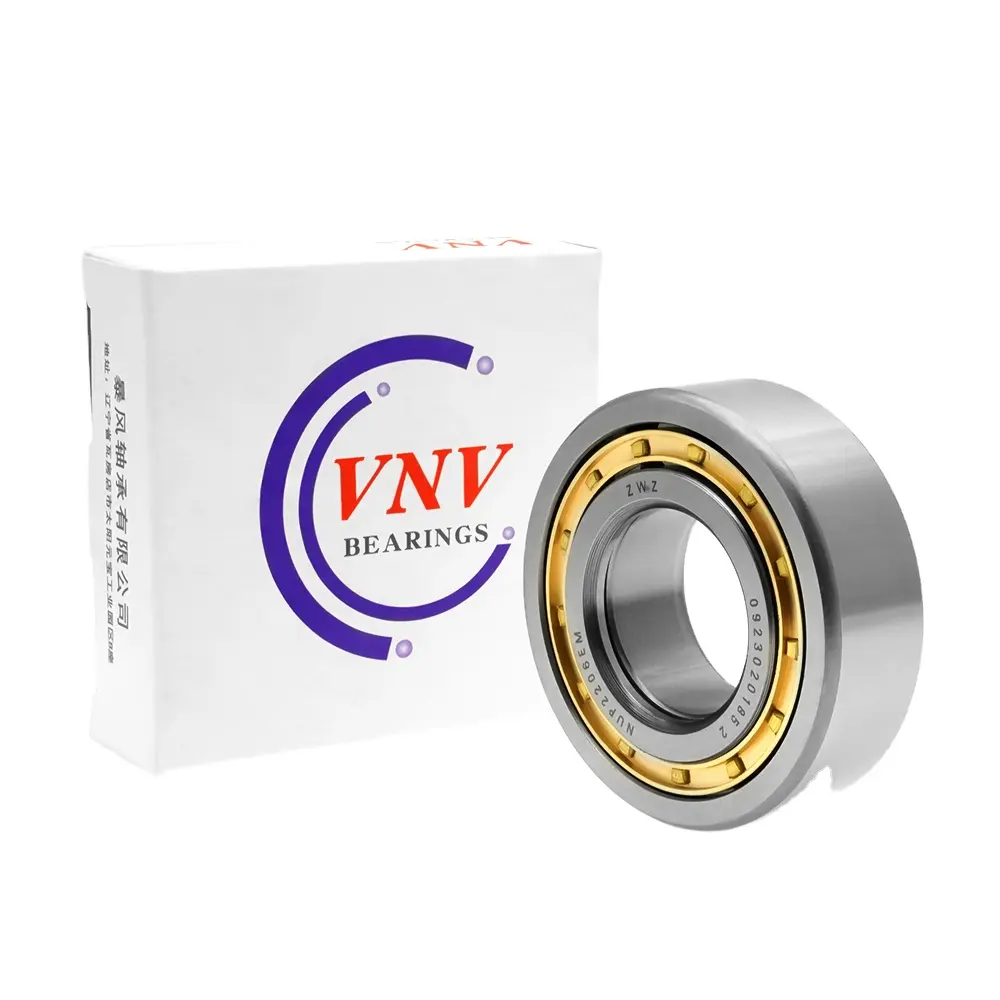 VNV Industrial Bearing Suppliers nup209 nup307 nup308 nup309 brass cage sealed double row types of cylindrical bearing rollers