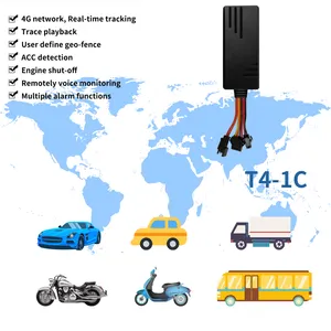 2023 नवीनतम गर्म 4G LTE वास्तविक समय ट्रैकिंग के साथ जीपीएस ट्रैकर लोकेटर डिवाइस तापमान की निगरानी