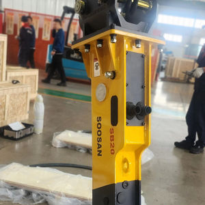 Martillo hidráulico tipo caja Silence SB20 para miniexcavadoras Bob Cat Skid Steer Loader 1,2-3 toneladas Trabajo de demolición Motor nuevo - Product Image 2