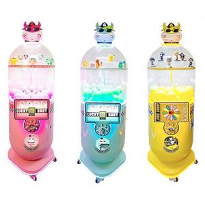 Máquina expendedora de cápsulas transparentes Lucky Baby 2024, máquina de lotería con código de escaneo de monedas, máquina comercial de Gashapon para boutiques. - Product Image 5