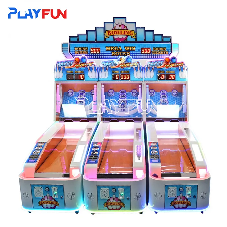 Indoor Sport Pretpark Kids Bowling Bal Arcade Verlossing Machines Ticket Loterij Ballen Bowling Game Machine