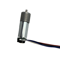 XH-20D130 Moteur à engrenages à aimant permanent 20mm DC 12V/24V à double canal avec encodeur servo, engrenage métallique, 12PPR, IP55, pour appareils électroménagers