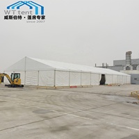 12x24m salón de bodas móvil Ceremonia de construcción lona Casa de burbujas inflable carpa de techo de concha dura garaje inflable