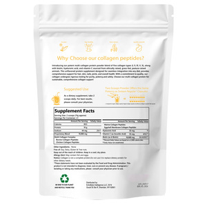 Đa Collagen phổ đầy đủ với vitamin C axit hyaluronic hỗ trợ sức khỏe da Peptide bột - Product Image 2