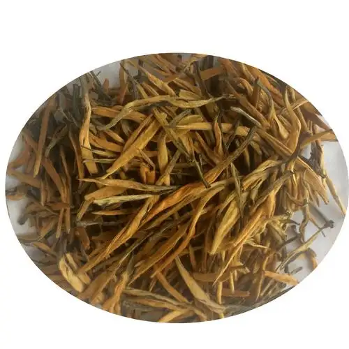 Thé noir organique de bourgeon d'or du yunnan, thé noir sain de meilleure qualité d'emballage de douane