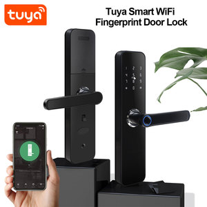 <span class=keywords><strong>Smart</strong></span> Life App Electric Tuya Wifi <span class=keywords><strong>Smart</strong></span> Deurslot Biometrische Vingerafdruk <span class=keywords><strong>Smart</strong></span> <span class=keywords><strong>Lock</strong></span> Digitaal Toetsenbord Rfid Kaart Deurklink Sleutelloos - Product Image 4