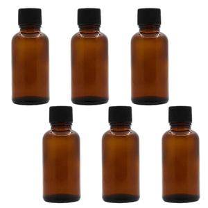 Clear Amber Glass <b>Dropper</b> <b>Bottle</b> for Essential Oils 30ml/50ml/10ml Square Shape for Packaging Infusions and Screen Printing - Product Image 1