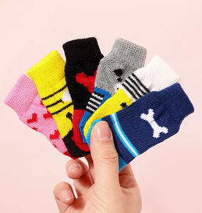 उच्च गुणवत्ता वाले कपास पालतू मोजे गैर-पर्ची कुत्ते और बिल्ली के मोजे जूते जूते प्यारे पालतू जानवर कपड़े - Product Image 6