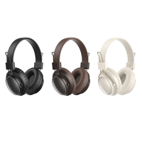 Pilihan Warna Berbeda Headphone Nirkabel Over Ear V5.4 EDR Hi-Fi Dynamic Driver dengan Bantalan Kulit