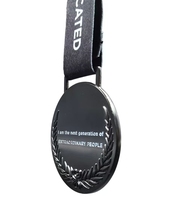 Chine Fournisseurs Pas Cher Conception Libre Votre Propre Sport Dye Noir Plaqué Spinning Médaille Médailles Personnalisées Et Trophées Médailles De Tournoi