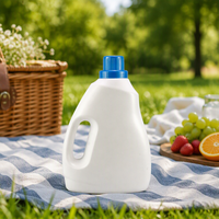 Bouteille Distributrice Vide Grande Capacité 1L 2L 3L pour la Maison, Bouteille en Plastique Colorée pour Lessive