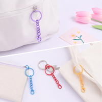 Kleurrijke gespsluitingen sleutelhanger accessoires - bulkverpakking, lichtgewicht, recyclebaar, zoete stijl voor tassen, charms en lanyards