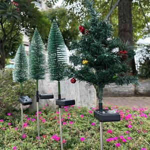 Không thấm nước ngoài trời LED năng lượng mặt trời Cây giáng sinh hình cảnh quan bãi cỏ đèn IP65 Plug-in đèn cho trang trí lễ hội - Product Image 2