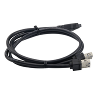 Cable de extensión doble USB 3,0 para montaje en Panel frontal de chasis, Cable de 20 pines para placa de ordenador de escritorio