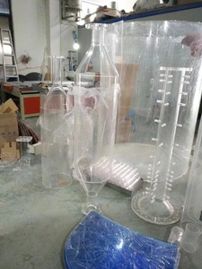 Bouchons d'extrémité de <span class=keywords><strong>tube</strong></span> en PMMA acrylique sur mesure usinés CNC / coulés, services de perçage, taraudage, découpe et moulage, faible MOQ - Product Image 4