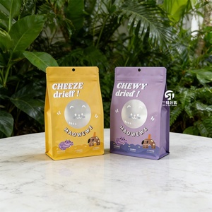 Custom Window Pet Food Bag Printed Aluminum Foil Flat Bottom Dog Food Stand up Pouch with Durable Zipper <b>Lock</b> - Product Image 6