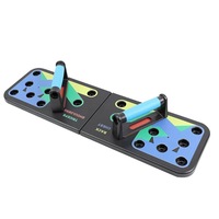 Tabla de Flexiones Multifuncional Plegable de ABS+PP Ecológica, Sistema de Entrenamiento Físico para el Hogar, Equipo de Ejercicio para Piernas