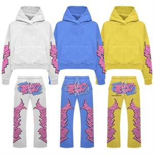 Autumn <b>Men's</b> Casual Custom Brand Printing Hoodie Jogger <b>Set</b> Wholesale Fashion Streetwear Tracksuits - Product Image 1