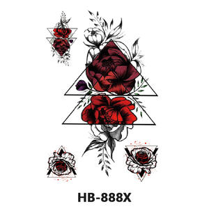 Tatuajes Temporales Personalizados <span class=keywords><strong>de</strong></span> Flores <span class=keywords><strong>de</strong></span> Rosa 2025, Adhesivo <span class=keywords><strong>de</strong></span> <span class=keywords><strong>Tatuaje</strong></span> Impermeable Sexy con Diseño <span class=keywords><strong>de</strong></span> León y Tigre <span class=keywords><strong>para</strong></span> <span class=keywords><strong>Mujer</strong></span> - Product Image 2