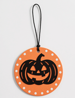 TURUI Cadeau d'Halloween Design Horreur Moderne Cool Portable Parfum de Voiture Personnalisé Différentes Senteurs Désodorisant en Papier 3 Ans
