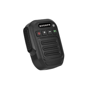 T5 <b>Wireless</b> Handheld <b>Microphone</b> For Walkie Talkie Waterproof Communication Plastic Material - Product Image 1