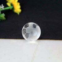 Trophée élégant en cristal K9 pour ballons de sport, ornement en verre personnalisé avec logo gravé pour compétitions sportives, souvenir, récompense, cadeau