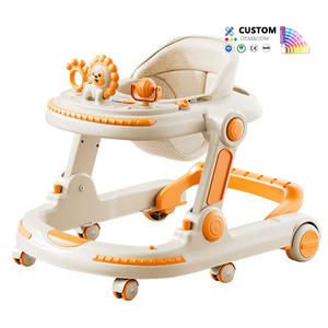 <span class=keywords><strong>Girello</strong></span> per Bambini con Luci Musicali, Pieghevole, da Seduto a in Piedi, con Ruote e Sedile - Product Image 3