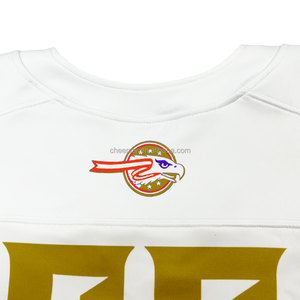 Maillot de football américain personnalisé pour adulte, respirant, grande taille, sublimation, manches courtes, unisexe - Product Image 5