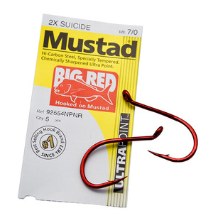 Anzuelos de Pesca Mustad 92554NP-NR Afilados Químicamente para Pesca en Agua Salada, Pesca Oceánica y Pesca desde Barco - Product Image 3