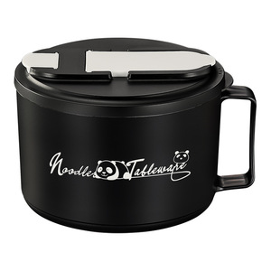 Noodle Tableware Stainless Steel Noodle Bowl With Handle Deep Large Capacity Insulated <b>Lunch</b> <b>Box</b> For Students Office Workers - Product Image 1