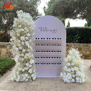 SMOOTH Hot Sales <b>Champagne</b> Wall White PVC backdrop Stage Decoration Wall For Party Event Reception Entrance decoration - Product Image 1