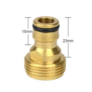 Adaptateur de robinet fileté femelle en <span class=keywords><strong>laiton</strong></span> 3/4 "et 1/2" fabriqué en Chine chaude raccords de <span class=keywords><strong>tuyau</strong></span> d'<span class=keywords><strong>arrosage</strong></span> en <span class=keywords><strong>laiton</strong></span> pour eau de jardin - Product Image 2
